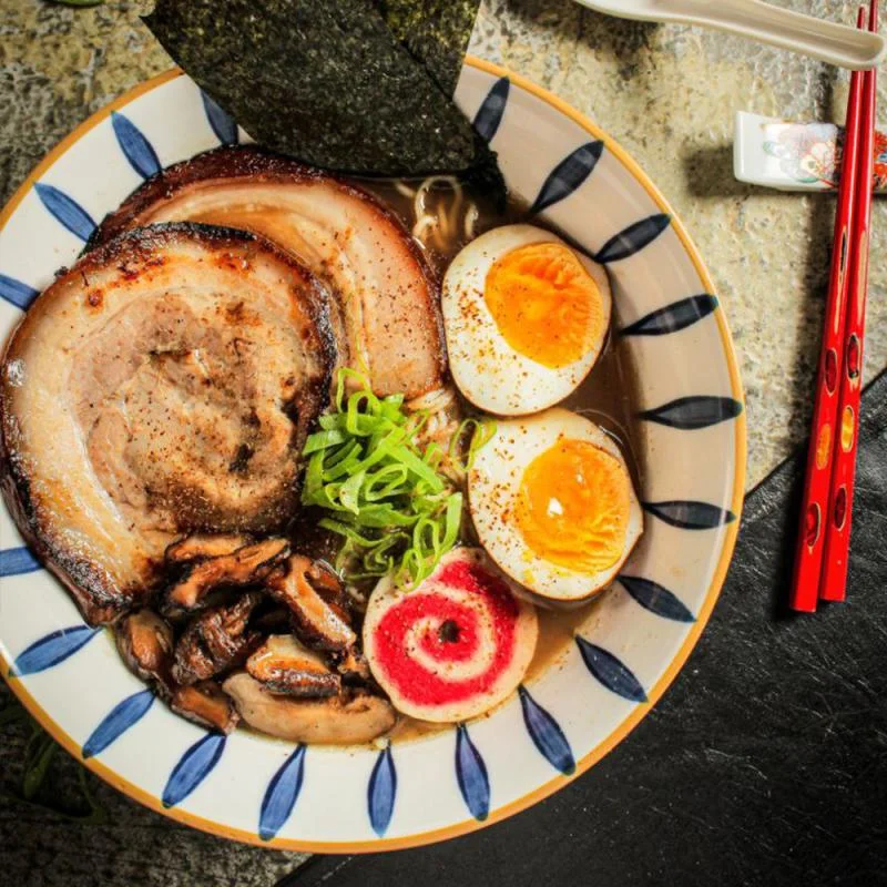 Chashu Ramen con Caldo Tonkotsu