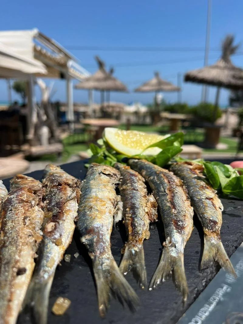 Sardinas a la plancha